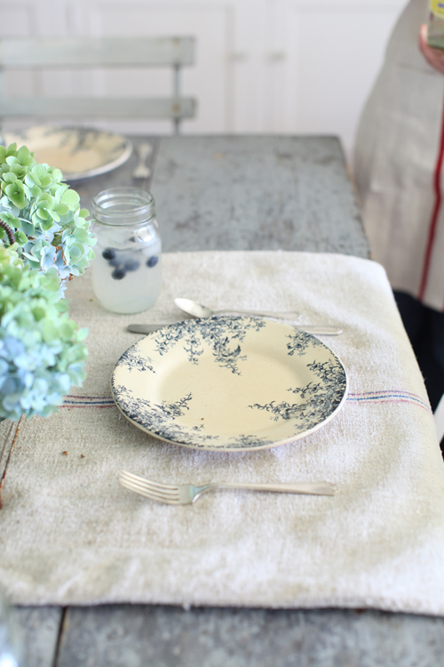 darker blue french transferware instead of the light green transferware darker blue french transferware instead of the light green transferware