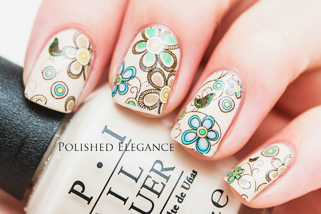 water decals from Born Pretty Store tutorial and review