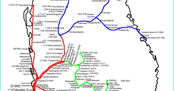 Sri Lanka Railway Route Map | Sri Lanka Railway Information Portal Sri Lanka Railway Route Map | Sri Lanka Railway Information Portal