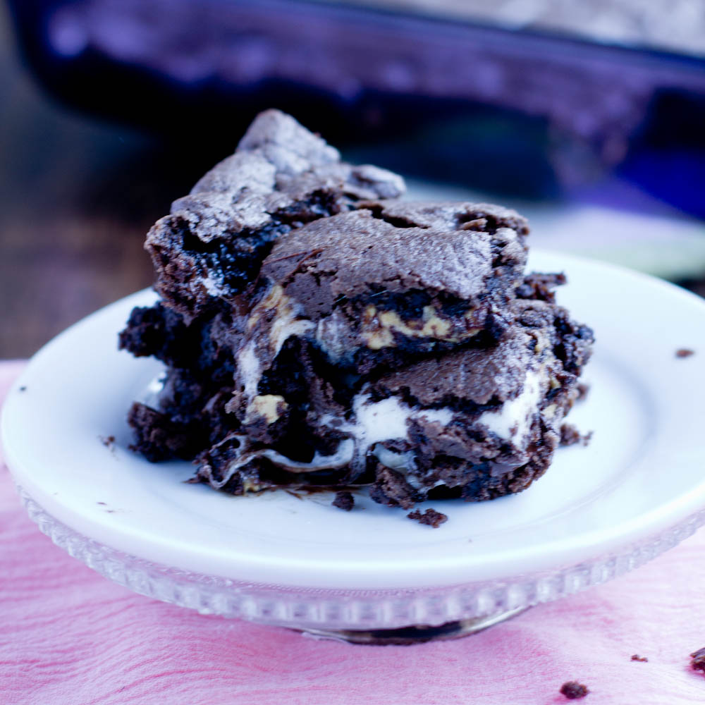 Chocolate Marshmallow Peanut Butter Brownies Oh Sweet Basil