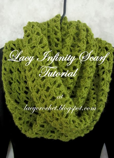 The Lacy Infinity Scarf pattern is the most popular post onmy blog ...
