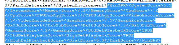 WEI XML