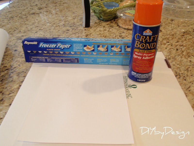 DIY by Design Freezer Paper Fabric Transfer Tutorial