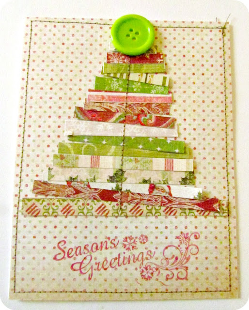 DIY Christmas Card, Rustic Christmas Tree, DIY holiday card