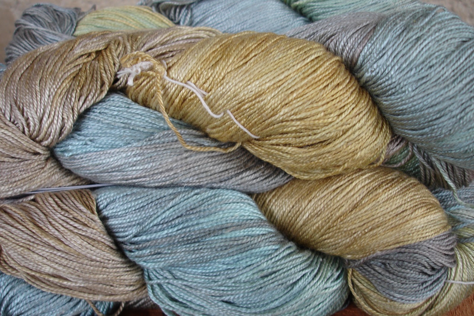 One Yarn and Fiber Fresh Supply of Hand Maiden Sea Silk!