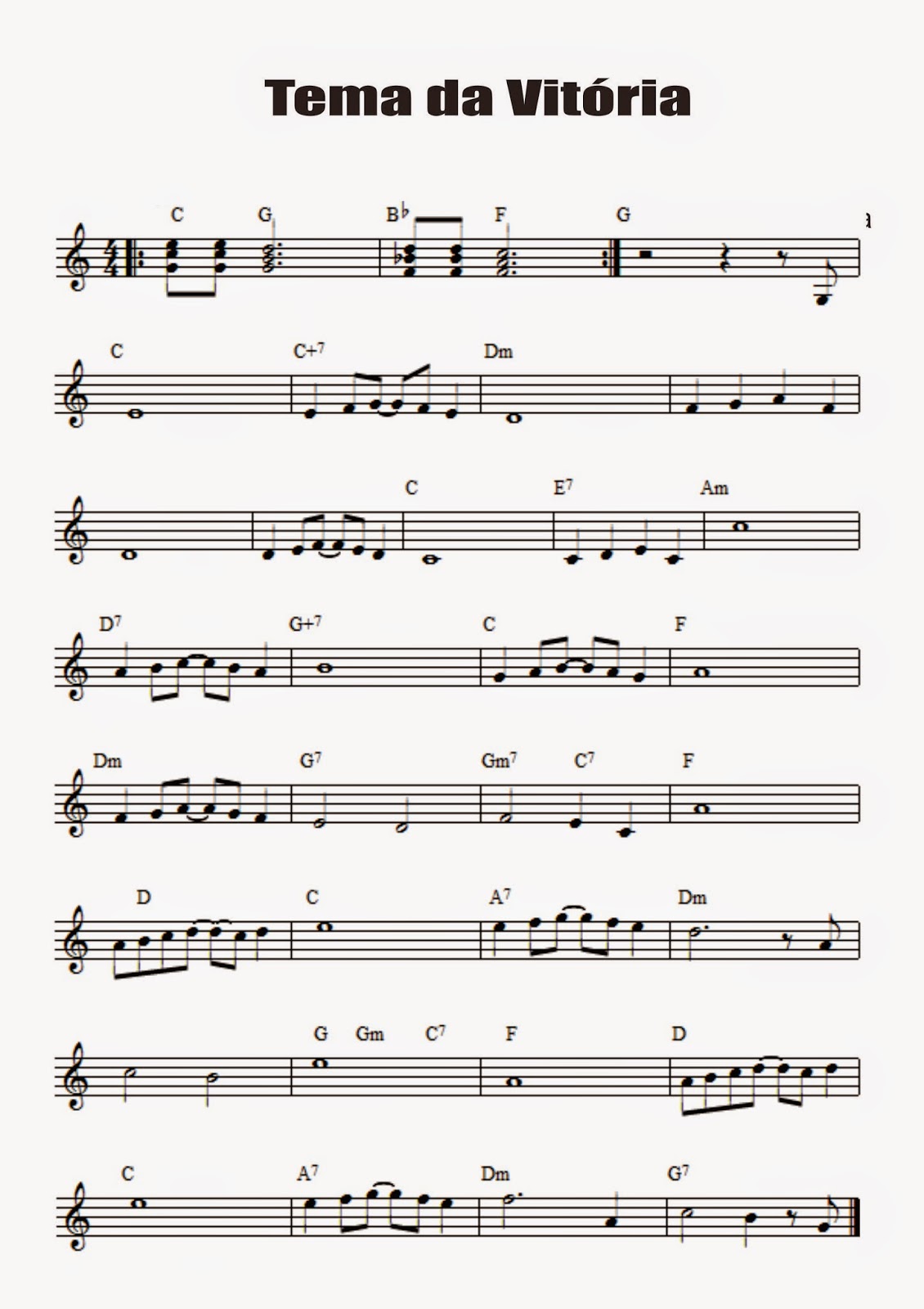 tema da vitoria ayrton senna partitura violão tema da vitoria ayrton senna partitura violão