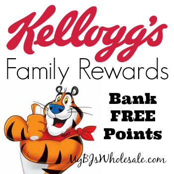 Kellogg's Family Rewards: Bank Free Points