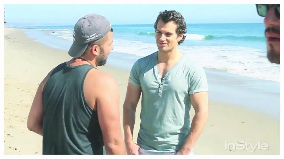 Henry Cavill News Behind The Scenes Henry's 'InStyle' Sexy Beach Shoot