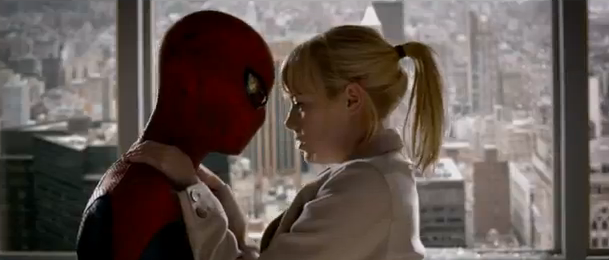 The Amazing Spider-Man 2012 movie trailer impressions super hero action movie trailer review cmaquest Gwen and Spider-Man film