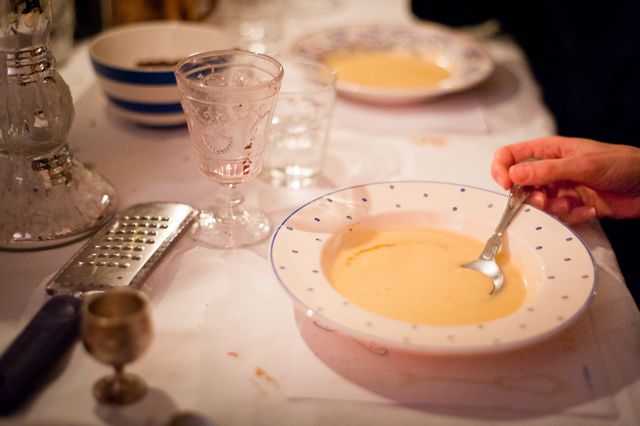 white chocolate and passion fruit soup, chocolate supper club, msmarmitelover