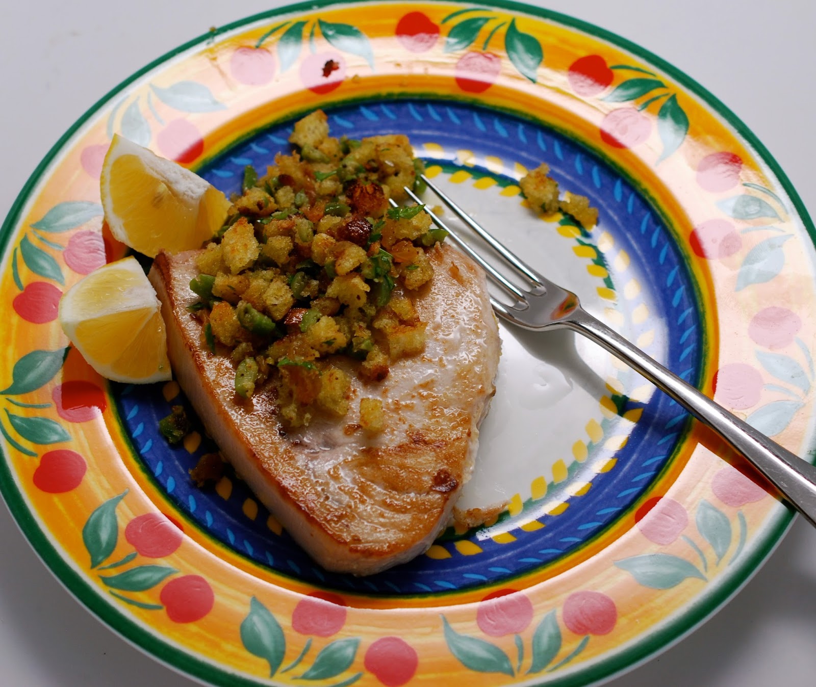 Cooking with Larue Sous Vide Cooking Swordfish with Olive Gremolata