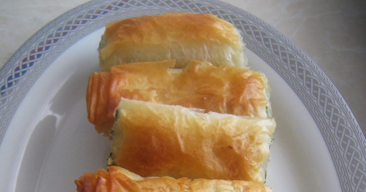 baklava yufkasından ıspanaklı börekZeytin Dalı Blog