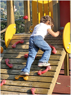 rock climbing playground fun