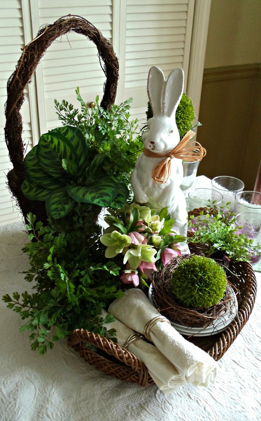 Upstairs Downstairs Not the Easter Bunny