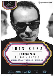 Luis Brea Luis Brea Luis Almarza bastante punk hipotenusa concierto directo cartel live el sol madrid cantante