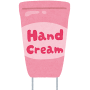 ハンドクリームのイラスト