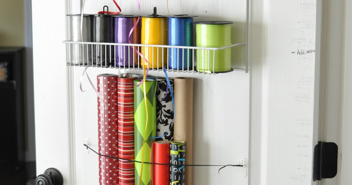 She's crafty Gift Wrap organizer