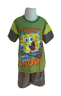 baju anak laki-laki spongebob