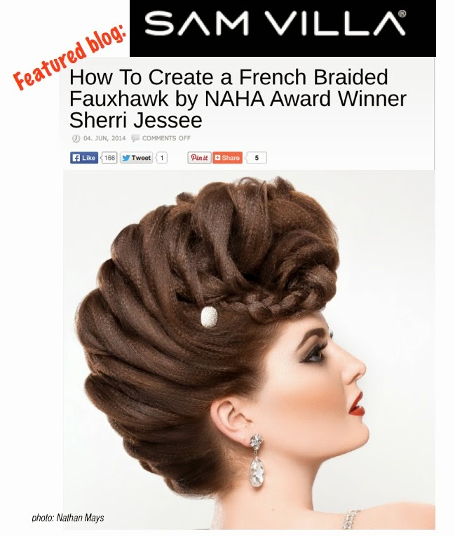 Sherri S Steps To Style How To French Braid Fauxhawk