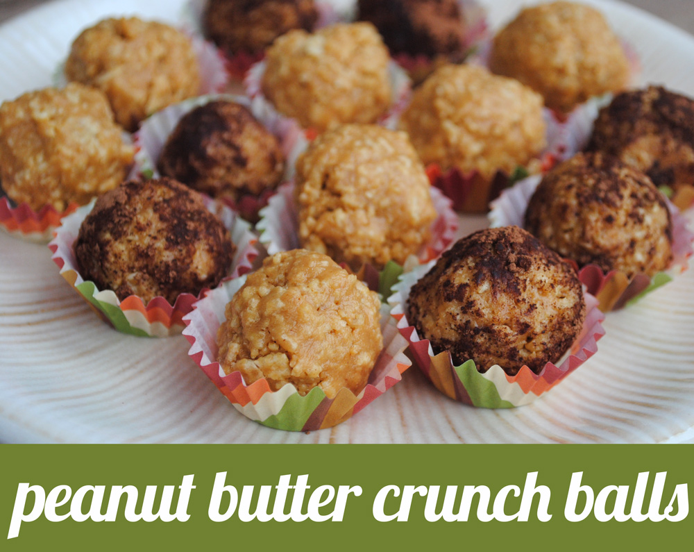 Peanut Butter Crunch Balls Fit Foodie Finds