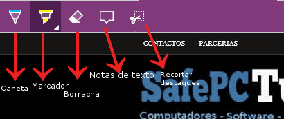 Como fazer anotações em Sites no Microsoft Edge Como fazer anotações em Sites no Microsoft Edge