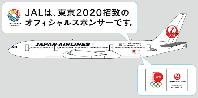 JAL Tokyo 2020 Jet special livery