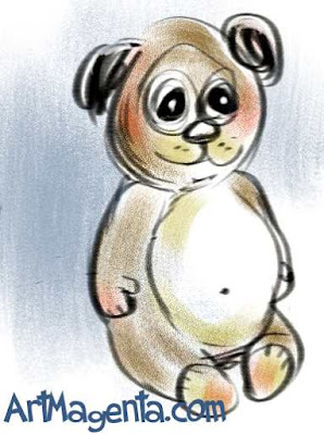 Tedy Bear by ArtMagenta.com