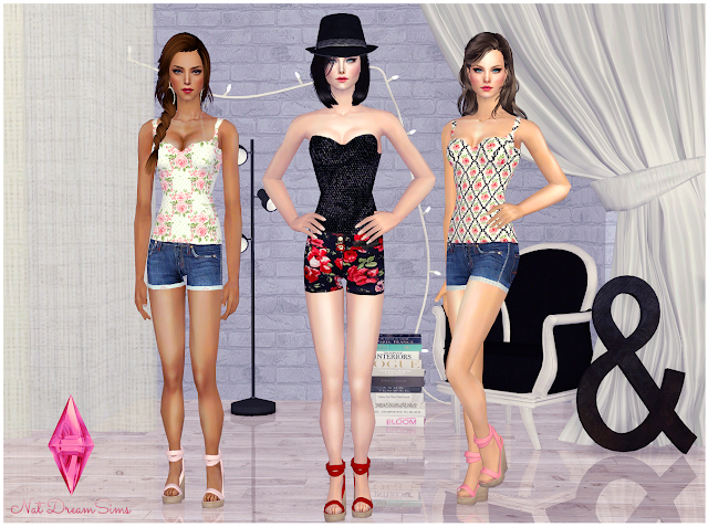  The Sims 2. Женская одежда: повседневная. Часть 3. - Страница 50 Para%2Bo%2BBlog
