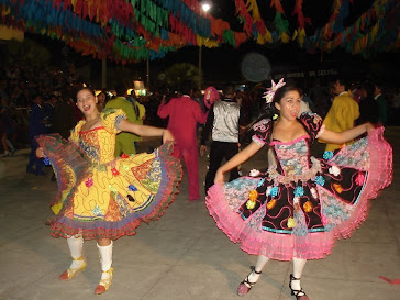 A beleza e chames das dama na quadrilha junina