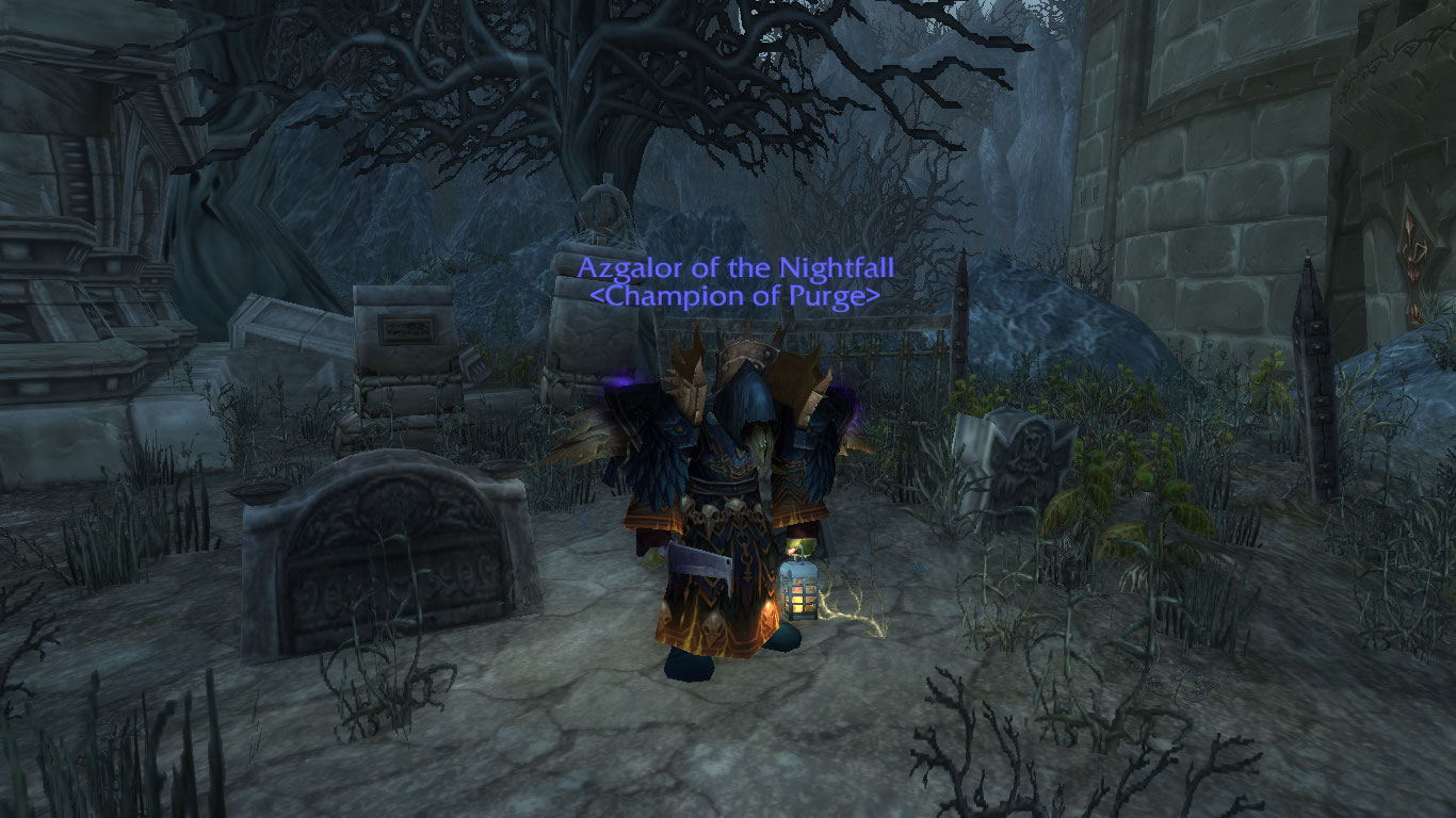 Master of World of Warcraft I call this set "Keeper of Souls"