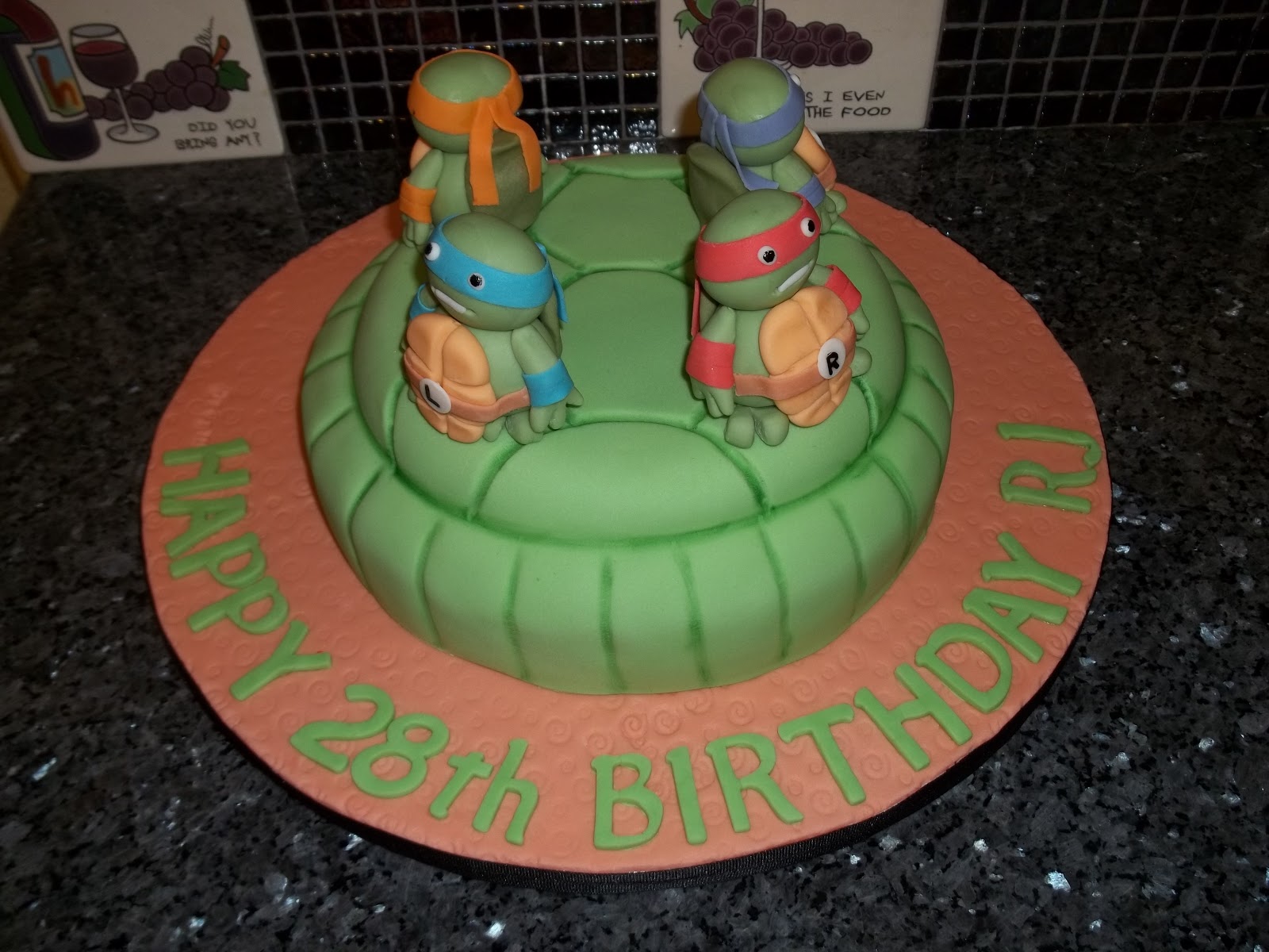 ninja turtle cake