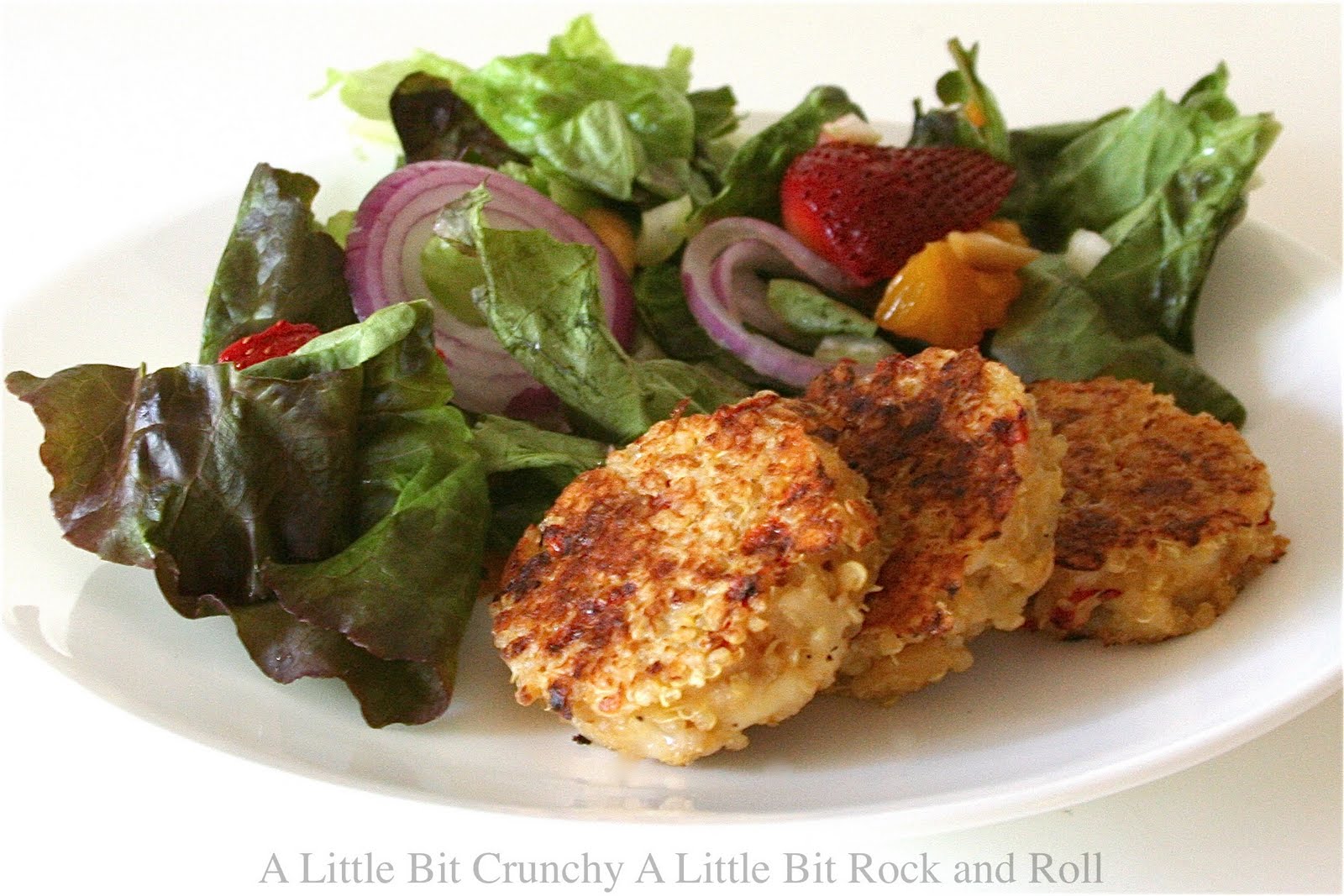 A Little Bit Crunchy A Little Bit Rock and Roll Quinoa Cakes with