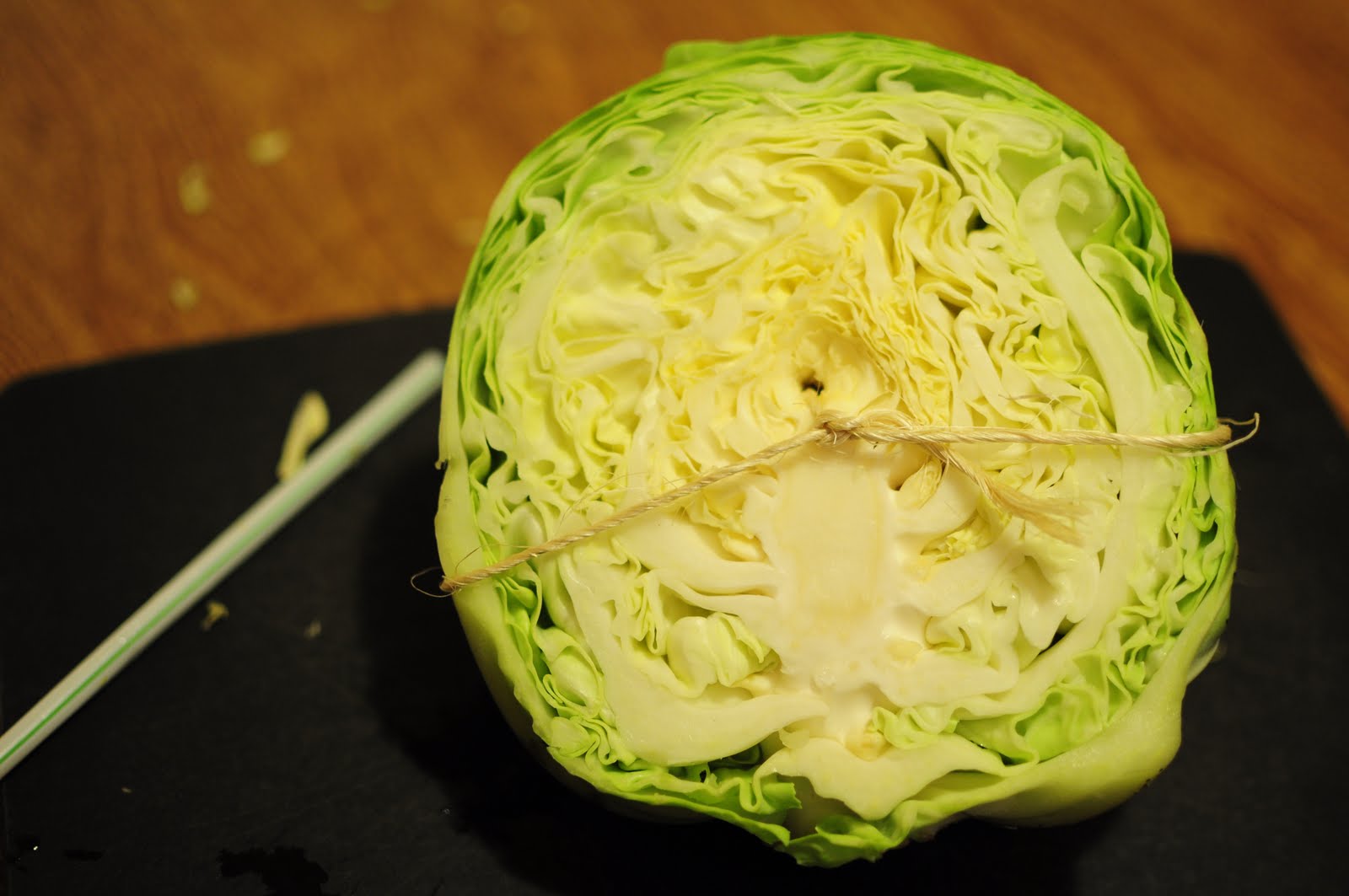 Yolk Tales Cabbage tether ball.