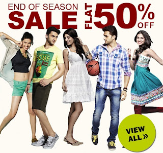 End of Season Sale: Get Flat 50% Discount on Men’s & Women’s Fashionwear