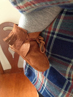 Handmade Baby Moccasins