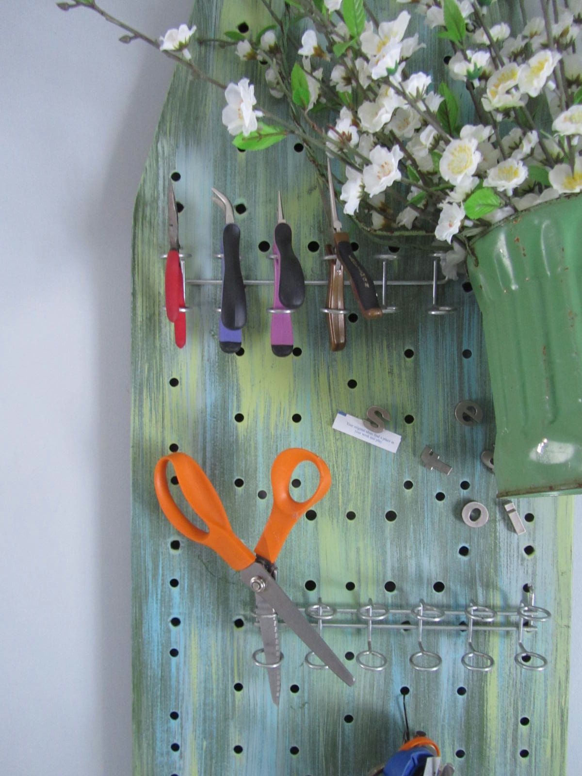 Rustique... The Rehab Boutique Repurposed Ironing Board from the Dump!