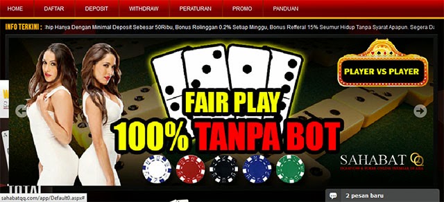 sahabatqq.com agen domino99 dan poker online terpercaya dan terbesar di indonesia