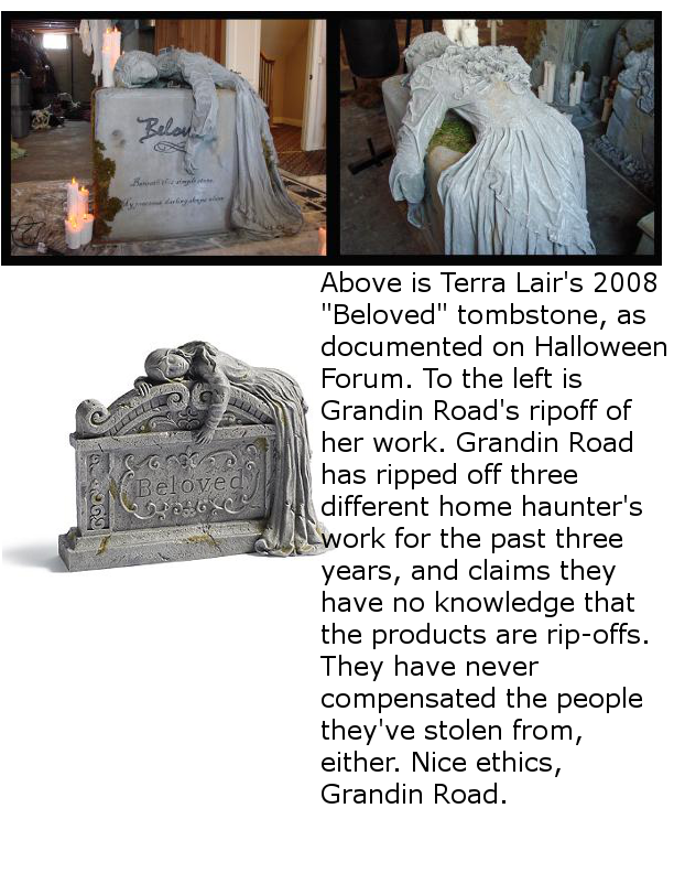 another year another halloween artist ripped off by grandin road
