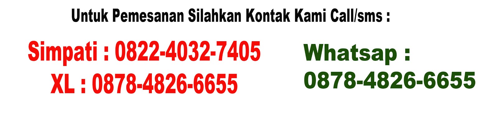 cs pemesanan