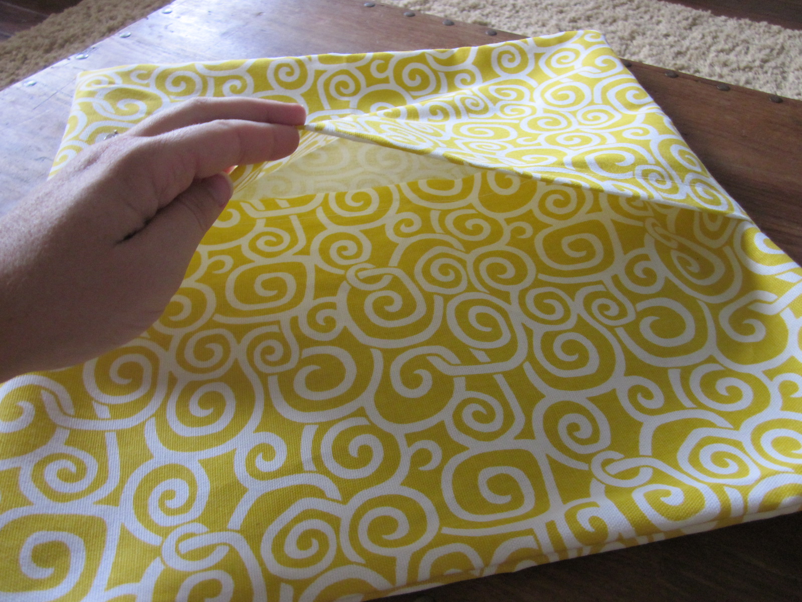 Domestic Imperfection How To Make an Envelope Closure Pillow