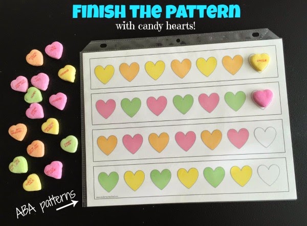 Candy Hearts Kid's Activity - Free Printables! 
