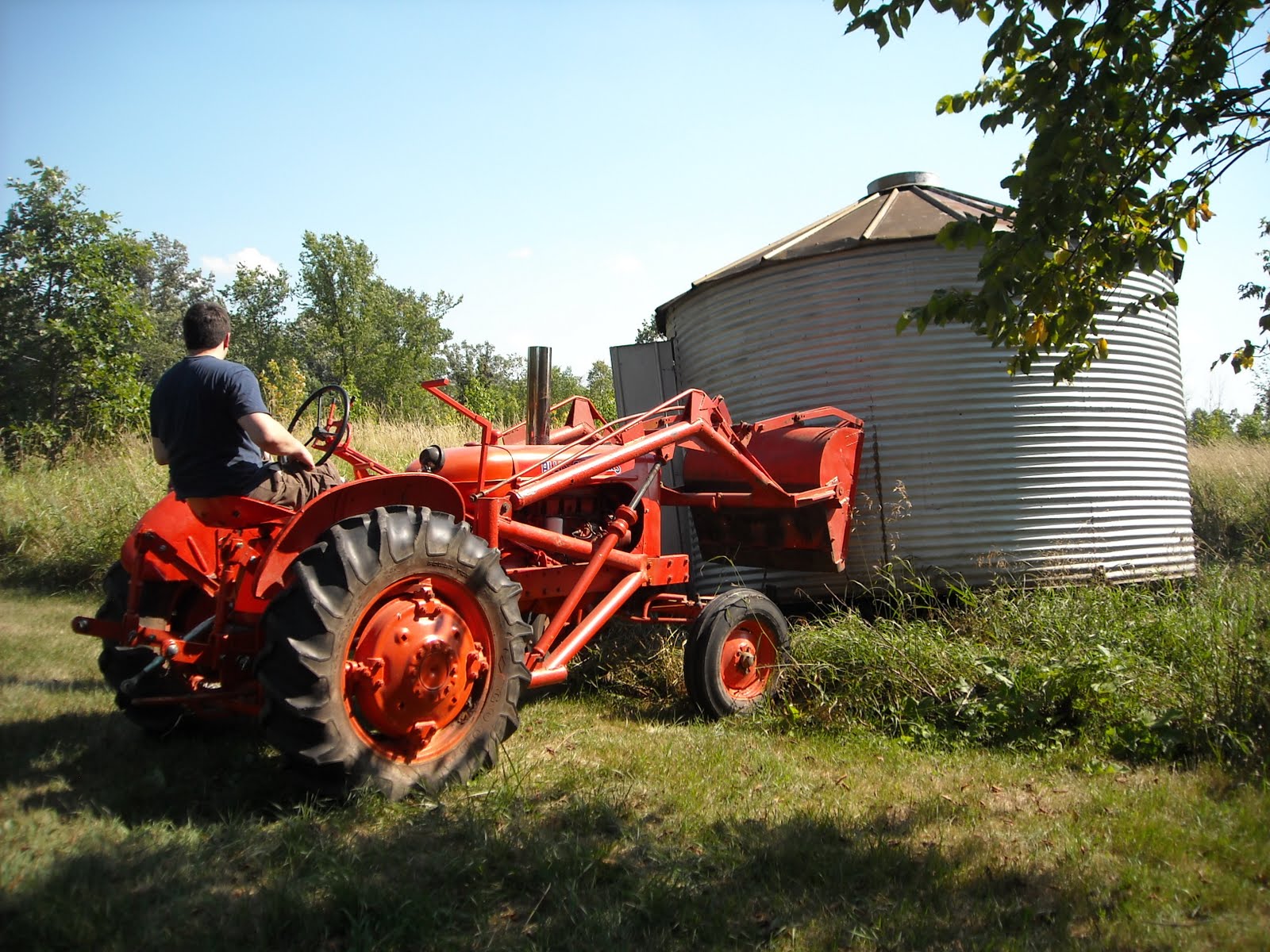 Iron Oak Farm Moving the Corn Crib