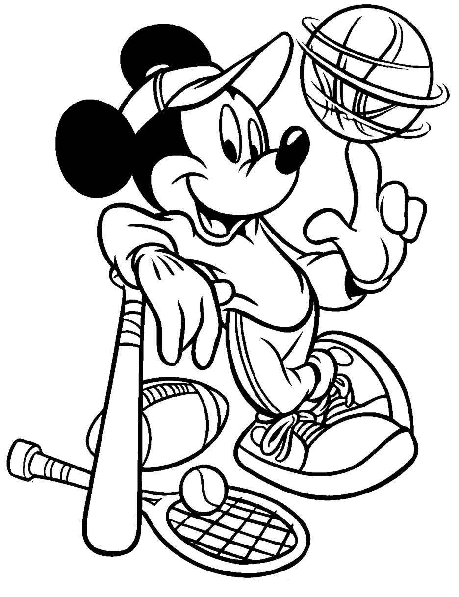 Gambar Gambar Mewarnai Mickey Mouse Lucu Di Rebanas Rebanas