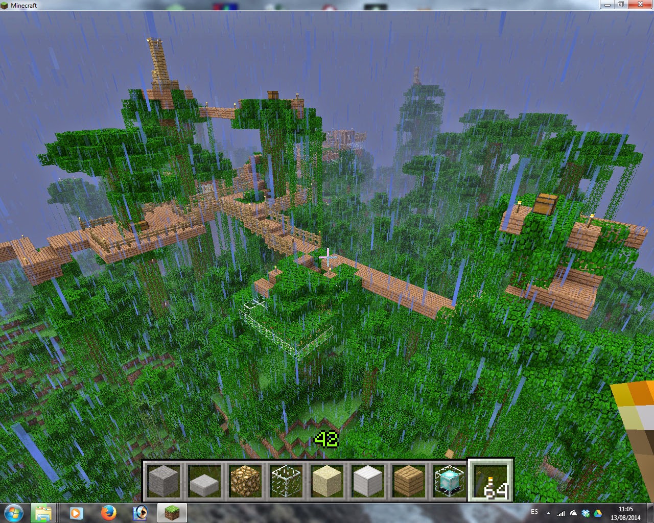 Construcciones en Minecraft: Casas en Árboles