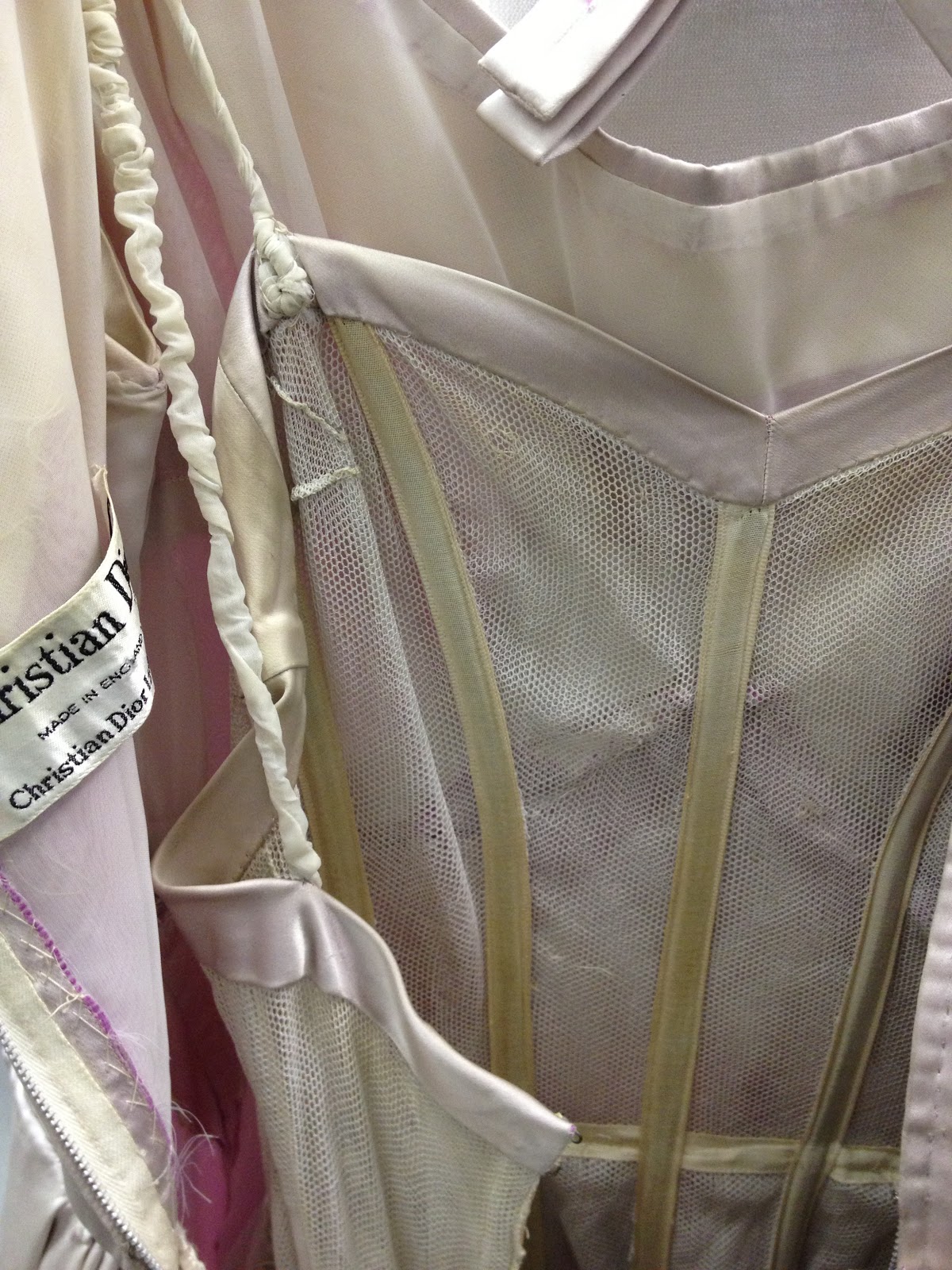 Diary of a Chain Stitcher Ever wanted to see inside a Dior Evening Dress?