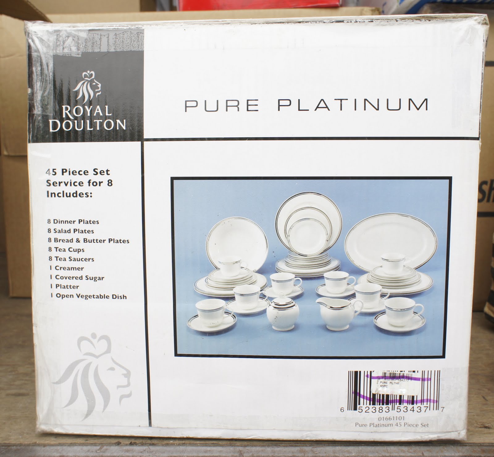 More from Shopping With Ayu Royal Doulton Pure Platinum 45piece