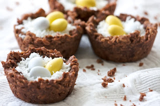 Rice Krispie Easter Baskets