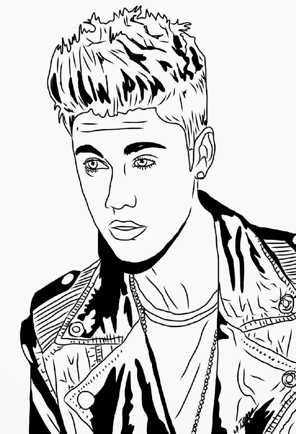 justin bieber coloring pages - Justin Bieber Coloring Pages Coloring Pages FunTown
