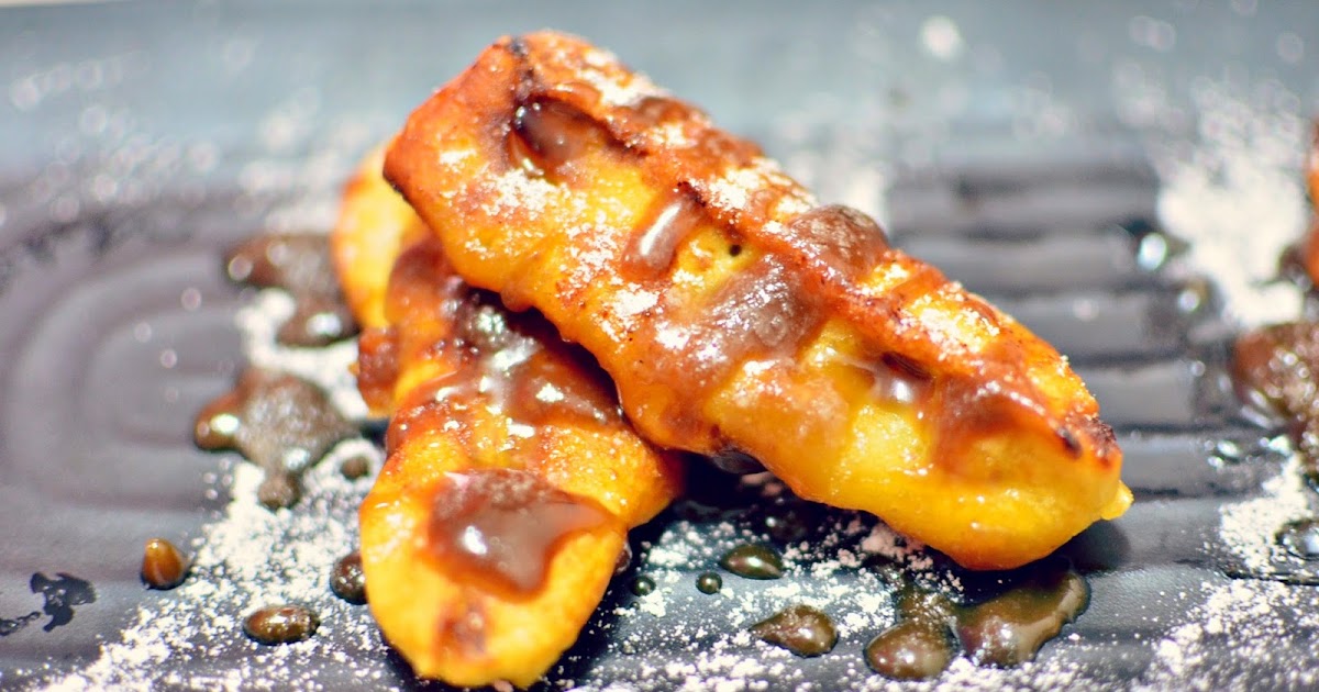 Spiced Rum Banana Fritters