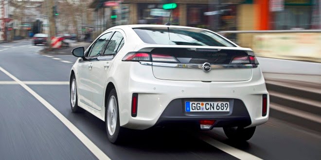Ampera from the rear